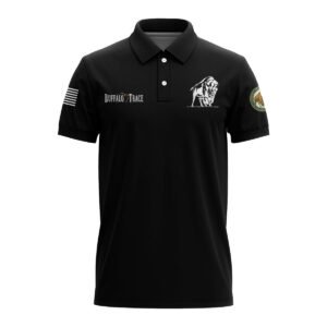 Buffalo Trace USA Flag Polo Shirt - Flexiquor.com