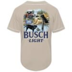 Busch Light Adorable Dog Baseball Jersey