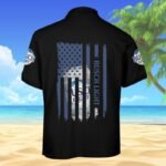 Busch Light American Flag Men's Plus Size Polo Shirt