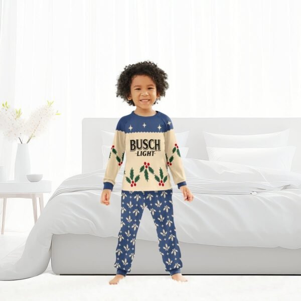 Busch Light Christmas Cherry Family Pajamas Set