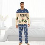 Busch Light Christmas Cherry Family Pajamas Set