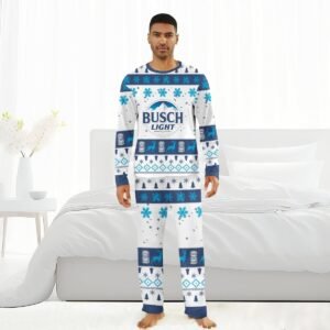 Busch Light Christmas Family Pajamas Set - Flexiquor.com