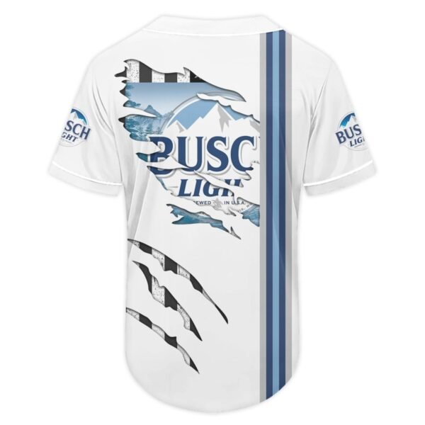 Busch Light Claw Scratches Baseball Jersey