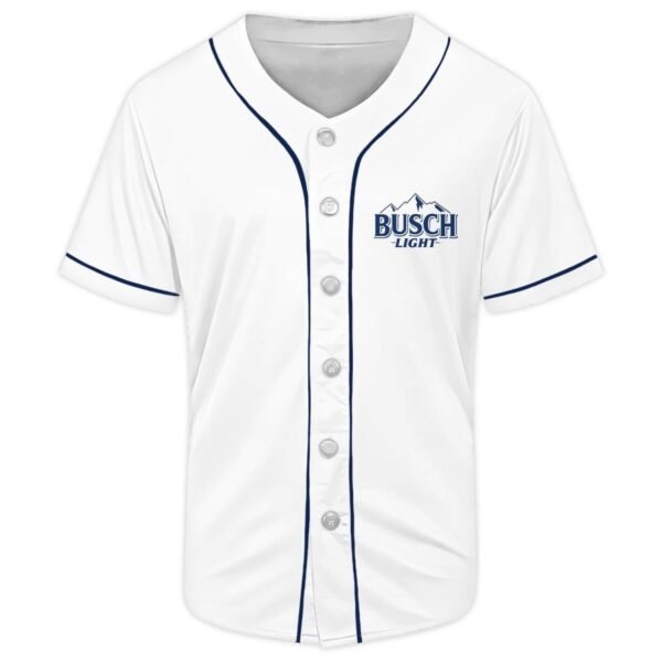 Busch Light Fishing Time Baseball Jersey