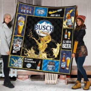 Busch Light Flannel Blanket