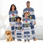 Busch Light Grinch Christmas Family Pajamas Set