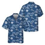 Busch Light Hibiscus Flower Hawaiian Shirt