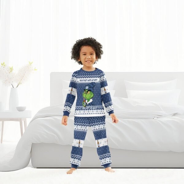 Busch Light Make Grinch Happy Family Pajamas Set