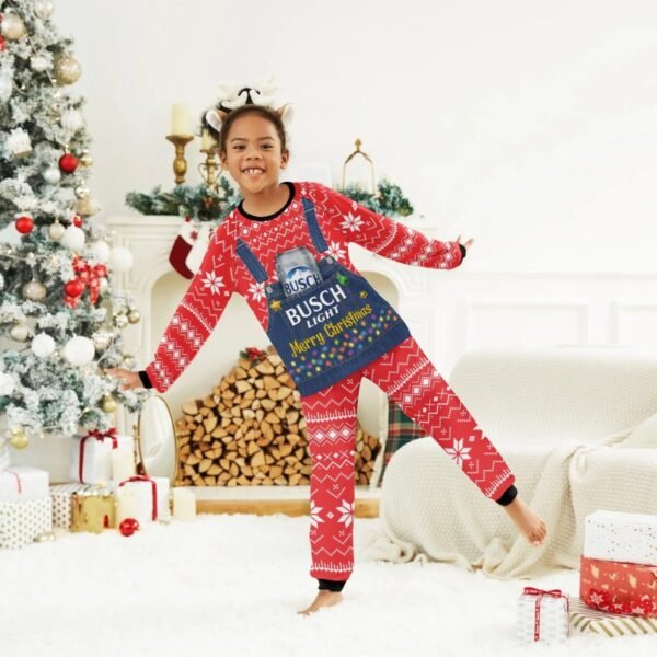 Busch Light Merry Christmas Family Pajamas Set