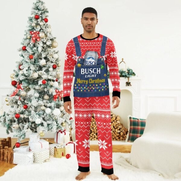 Busch Light Merry Christmas Family Pajamas Set