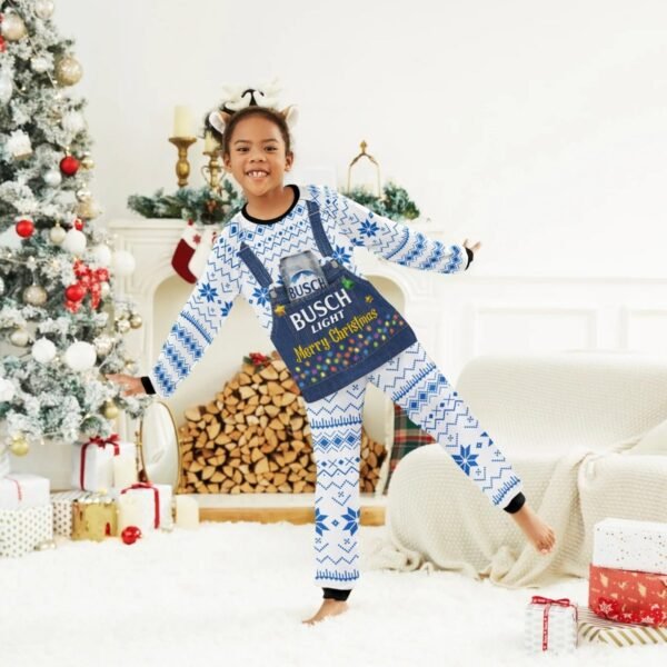 Busch Light Merry Christmas Family Pajamas Set