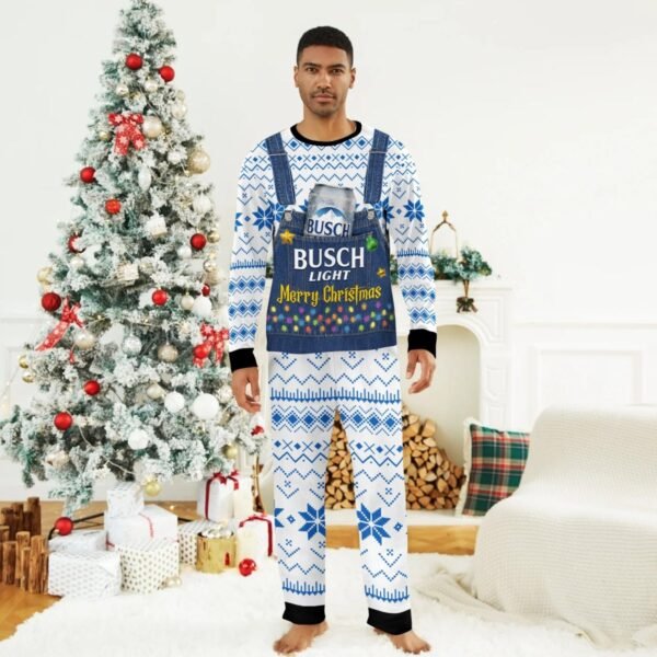 Busch Light Merry Christmas Family Pajamas Set