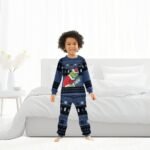 Busch Light Santa Grinch Family Pajamas Set