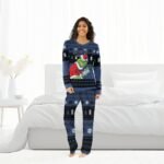 Busch Light Santa Grinch Family Pajamas Set