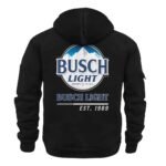 Busch Light Scratches Marks Quarter Zip Hooded Sweatshirt