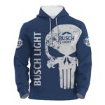 Busch Light Skull Hoodie & Zip Hoodie