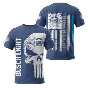 Busch Light Skull T-Shirt