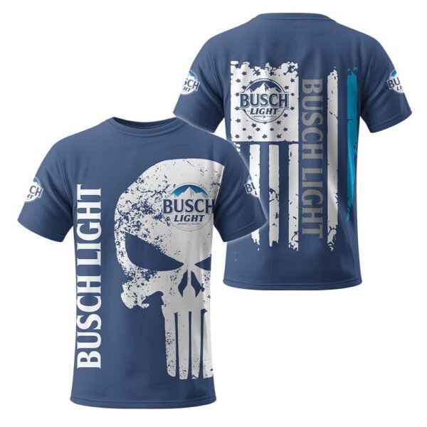 Busch Light Skull T-Shirt