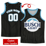 Personalized Busch Light Striped Men's Tank Top