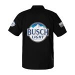Busch Light USA Flag Button Shirt