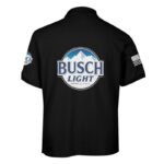 Busch Light USA Flag Men's Plus Size Polo Shirt
