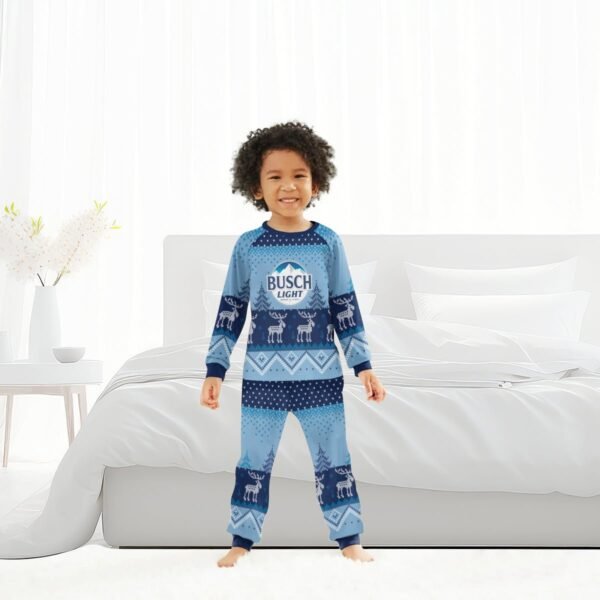 Busch Light Winter Reindeer Family Pajamas Set