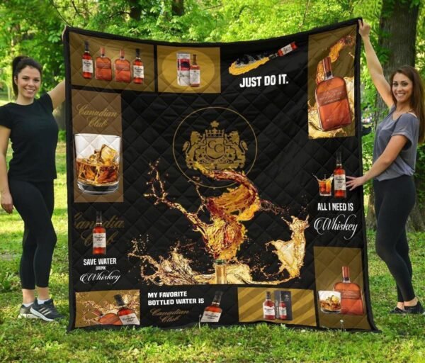 Canadian Club Flannel Blanket