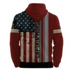 Captain Morgan Stainless Steel American Flag Hoodie & Zip Hoodie