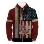 Captain Morgan Stainless Steel American Flag Hoodie & Zip Hoodie