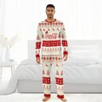 Coca Cola Christmas Reindeer Family Pajamas Set