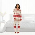 Coca Cola Christmas Reindeer Family Pajamas Set