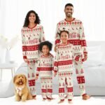 Coca Cola Christmas Reindeer Family Pajamas Set