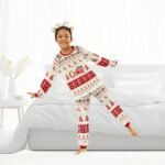 Coke Diet Christmas Reindeer Family Pajamas Set