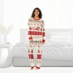 Coke Diet Christmas Reindeer Family Pajamas Set