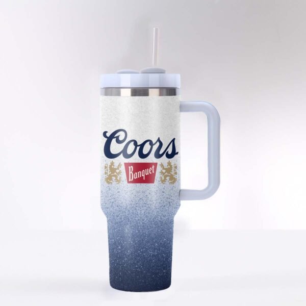 Coors Banquet Cat In The Hat 40oz Tumbler With Handle