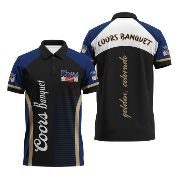 Coors Banquet Golden Colorado Polo Shirt