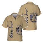Coors Banquet Retro Graphic Hawaiian Shirt