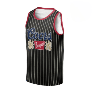 Personalized Coors Banquet Striped Men's Tank Top
