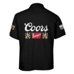 Coors Banquet USA Flag Men's Plus Size Polo Shirt