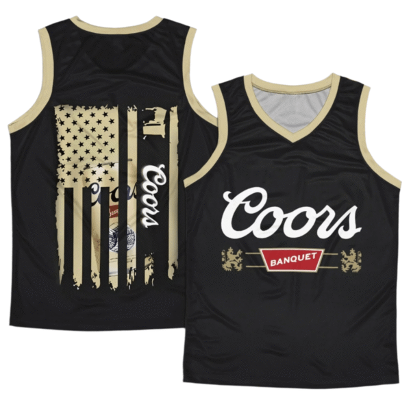 Coors Banquet USA Flag Men's Tank Top