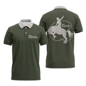 Coors Cowboy Polo Shirt