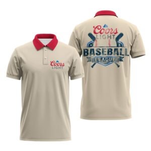 Coors Light Baseball League Polo Shirt