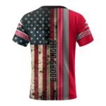 Coors Light Stainless Steel American Flag T-Shirt