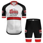 Coors Light Stripe Men's Cycling Jersey Set