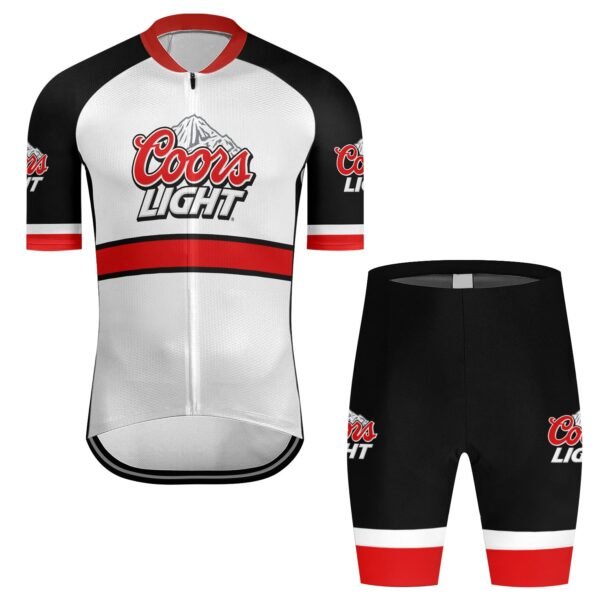 Coors Light Stripe Men's Cycling Jersey Set