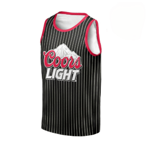 Personalized Coors Light Striped Men's Tank Top