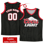 Personalized Coors Light Striped Men's Tank Top