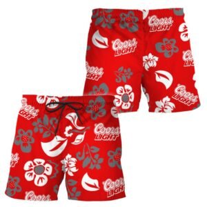 Coors Light Tropical Garden Swim Trunks