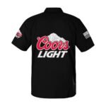 Coors Light USA Flag Button Shirt