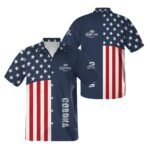 Corona Extra America Flag Button Shirt
